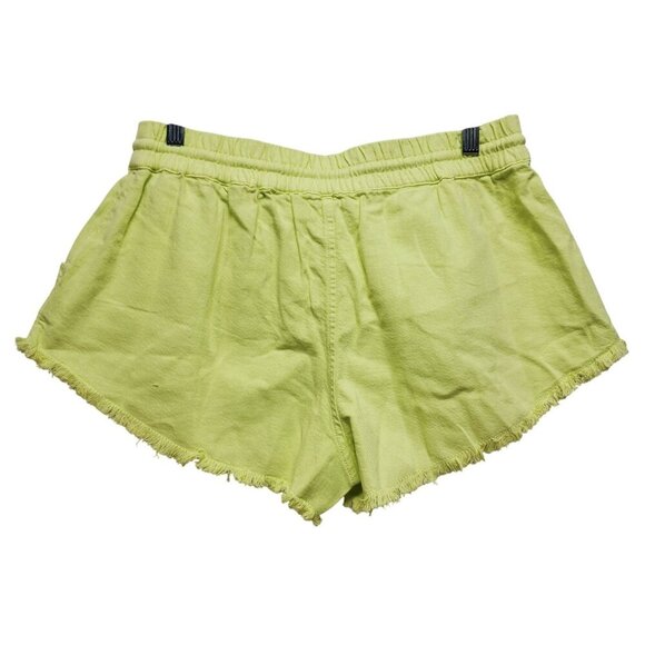 Roxy Womens Margarita Fringe Hem Shorts Size L Green Lightweight - Picture 5 of 6